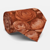 Classic Christmas Gift For Him Ranunculus Flower Krawatte (Gerollt)