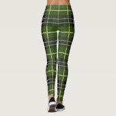 Classic Christmas Green Kariert Leggings (Rückseite)
