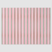 Classic Christmas Green Red Stripes  Seidenpapier (Vorderseite)
