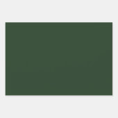 Classic Christmas Green und Gold Streifen Geschenkpapier Set (Vorderseite 2)