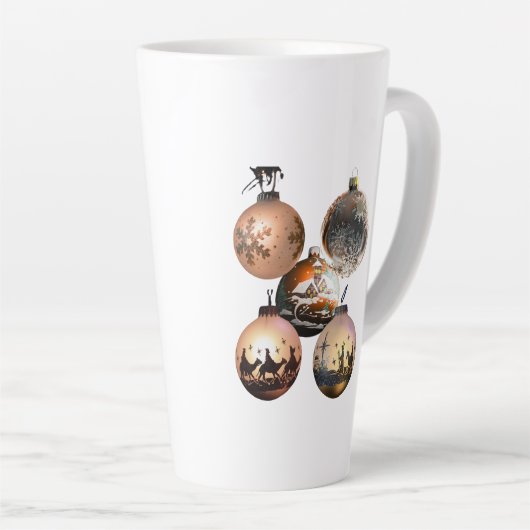 Classic Christmas Ornament Assortment Milchtasse (Rechte Ecke)