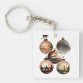 Classic Christmas Ornament Assortment Schlüsselanhänger (Vorderseite)