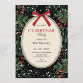 Classic christmas party  einladung (Vorderseite)