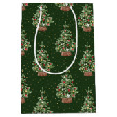 Classic Christmas Pattern Mittlere Geschenktüte (Vorderseite)