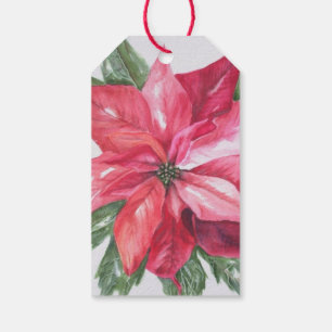 CLASSIC CHRISTMAS POINSETTIS AUS SANTA CLAUS GESCHENKANHÄNGER