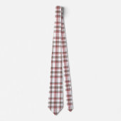 Classic Christmas Red and Green Tartan Plaid Krawatte (Vorderseite)