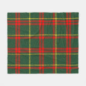 Classic Christmas Red Green Kariert Fleece Blanket (Vorderseite (Horizontal))