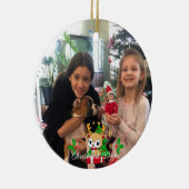 Classic Christmas Saisonfarben FOTO Ornament (Rechts)