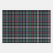 Classic Christmas Scottish Tartan Kariert Trio Geschenkpapier Set (Vorderseite 3)