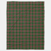 Classic Christmas Tartan Kariert Blanket Red & Gre Fleecedecke (Vorderseite)