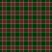 Classic Christmas Tartan Kariert Blanket Red & Gre Fleecedecke