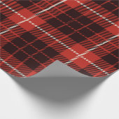 Classic Christmas Tartan Kariert Geschenkpapier (Ecke)