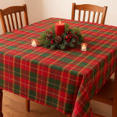 Classic Christmas Tartan Red Green Holiday  Tischdecke