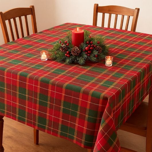 Classic Christmas Tartan Red Green Holiday Tischdecke