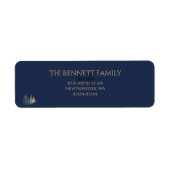 Classic Christmas Tree Seasons Greetings Gold Foil (Vorne)