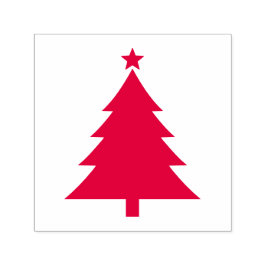 Classic Christmas Tree Stamp for Crafting and Gift Permastempel