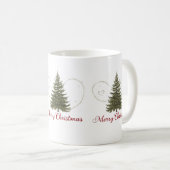 Classic Christmas Tree Tasse 11 oz - Frohe Weihnac (VorderseiteRechts)