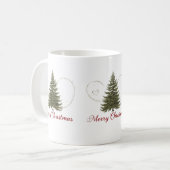 Classic Christmas Tree Tasse 11 oz - Frohe Weihnac (Vorderseite Links)