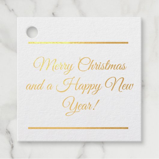 Classic Christmas Wishes Geschenkanhänger (Vorderseite)