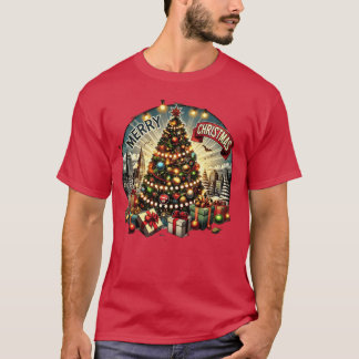 Classic Christmasree Design Weihnachtsgeschenke T-Shirt