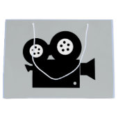 CLASSIC CINE CAMERA DESIGN GROßE GESCHENKTÜTE (Vorderseite)