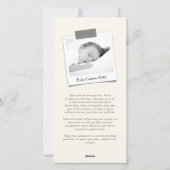 Classic Circle Siegel Baby First Weihnachten Foto (Rückseite)