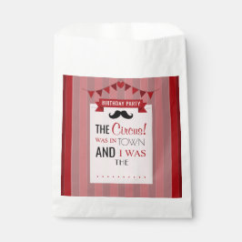 Classic Circus Poster Children's Birthday Party Geschenktütchen