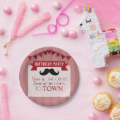 Classic Circus Poster Children's Birthday Party Pappteller (Party)