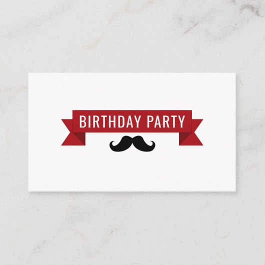 Classic Circus Poster, Kinderparty Ticket Begleitkarte (Vorderseite)