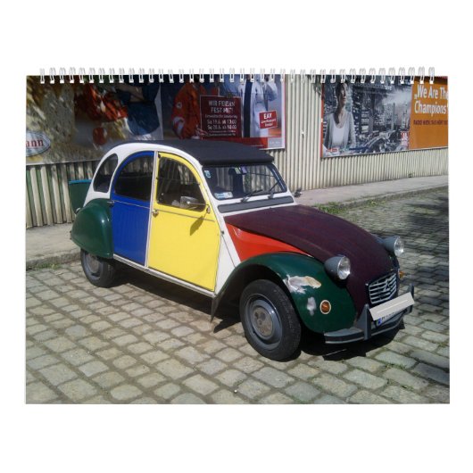 Classic Citroen 2CV Cars 2023 Kalender (Titelbild)