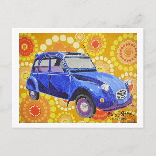 Classic Citroen 2cv Postkarte (Vorderseite)