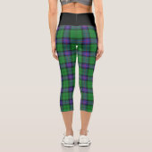 Classic Clan Armstrong Tartan Kariert Capri Leggings (Rückseite)