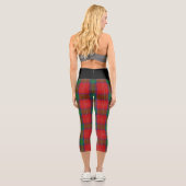 Classic Clan Chisholm Tartan Kariert Capri Leggings (Rückseite)