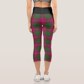Classic Clan Crawford Tartan Kariert Capri Leggings (Rückseite)