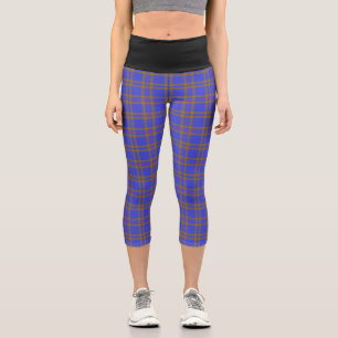Classic Clan Elliot Elliott Tartan Kariert Capri Leggings
