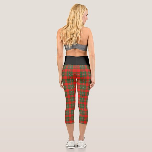 Classic Clan Gregor MacGregor Tartan Kariert Capri Leggings (Rückseite)