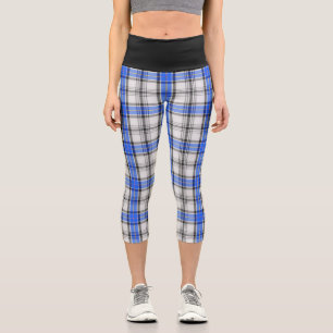 Classic Clan Hannay Tartan Kariert Capri Leggings