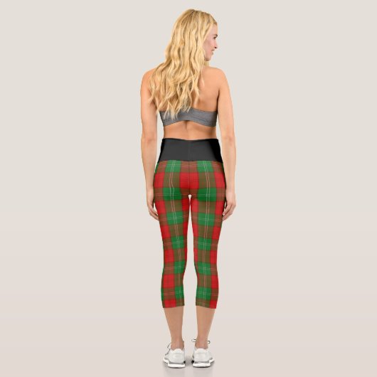 Classic Clan Lennox Tartan Kariert Capri Leggings (Rückseite)