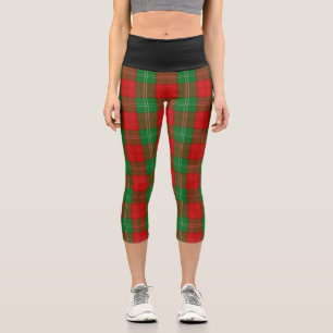 Classic Clan Lennox Tartan Kariert Capri Leggings
