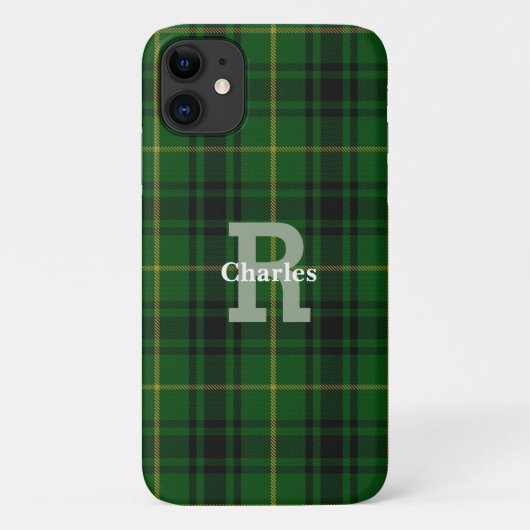 Classic Clan MacArthur Kariert Case-Mate iPhone Hülle (Rückseite)