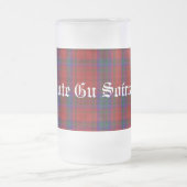 Classic Clan MacDougall Tartan Kariert Stein Mattglas Bierglas (Mittel)
