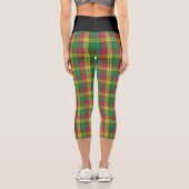 Classic Clan MacMillan Tartan Kariert Capri Leggings (Rückseite)