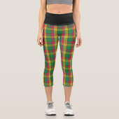 Classic Clan MacMillan Tartan Kariert Capri Leggings (Vorderseite)