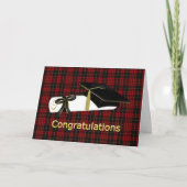 Classic Clan MacQueen Kariert Abschluss Card Karte (Vorderseite)