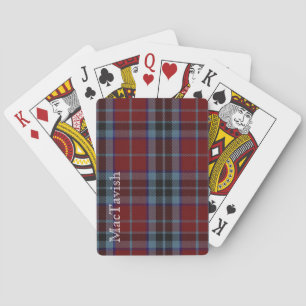 Classic Clan MacTavish Tartan Karierte Spielkarten