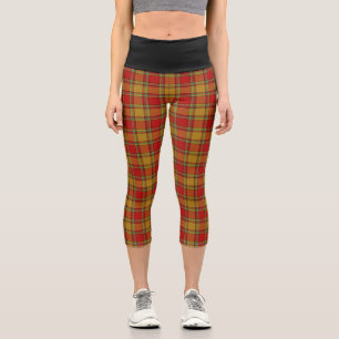 Classic Clan Scrymgeour Tartan Kariert Capri Leggings