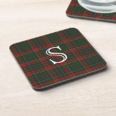 Classic Clan Stuart Kariert Monogram Untersetzer (Linke Seite)