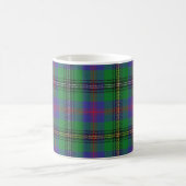 Classic Clan Wood Green und Blue Tartan Kariert Kaffeetasse (Mittel)
