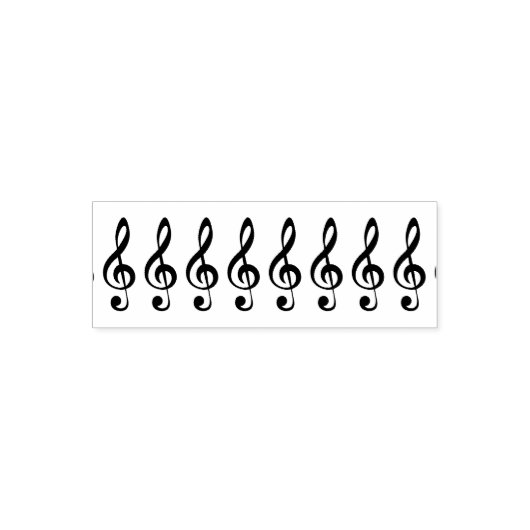 Classic clef permastempel (Design)