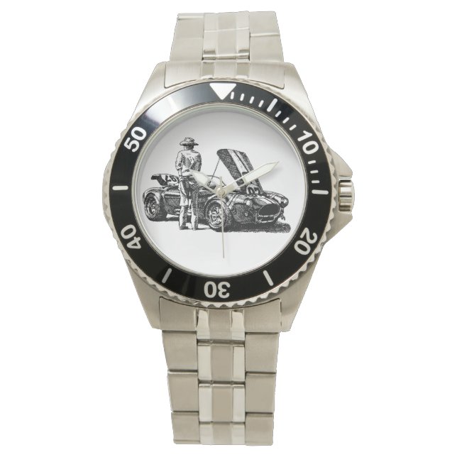 Classic Cobra Automobile Watch Armbanduhr (Vorderseite)